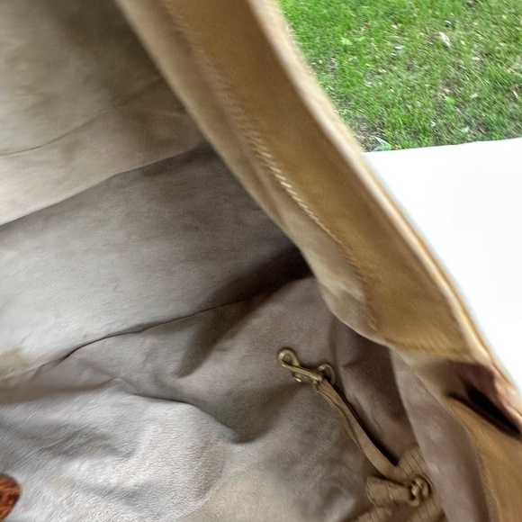 Brahmin Cream /Yellow Croc Emboss Leather Large Tote Bag #103346 - Picture 16 of 16